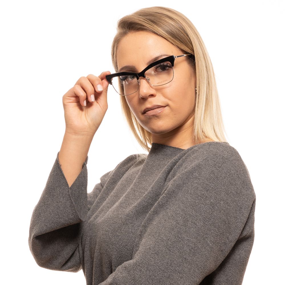 Emilio Pucci Black Metal & Plastic Glasses Women's (Frames)