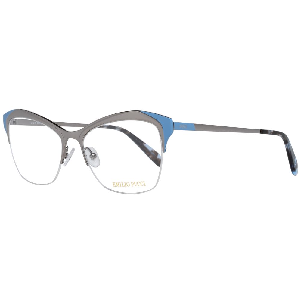 Emilio Pucci Silver Metal Glasses Women's (Frames)