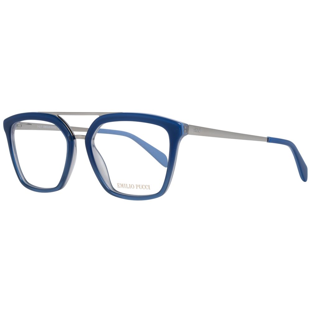 Emilio Pucci Blue Metal & Plastic Glasses Women's (Frames)