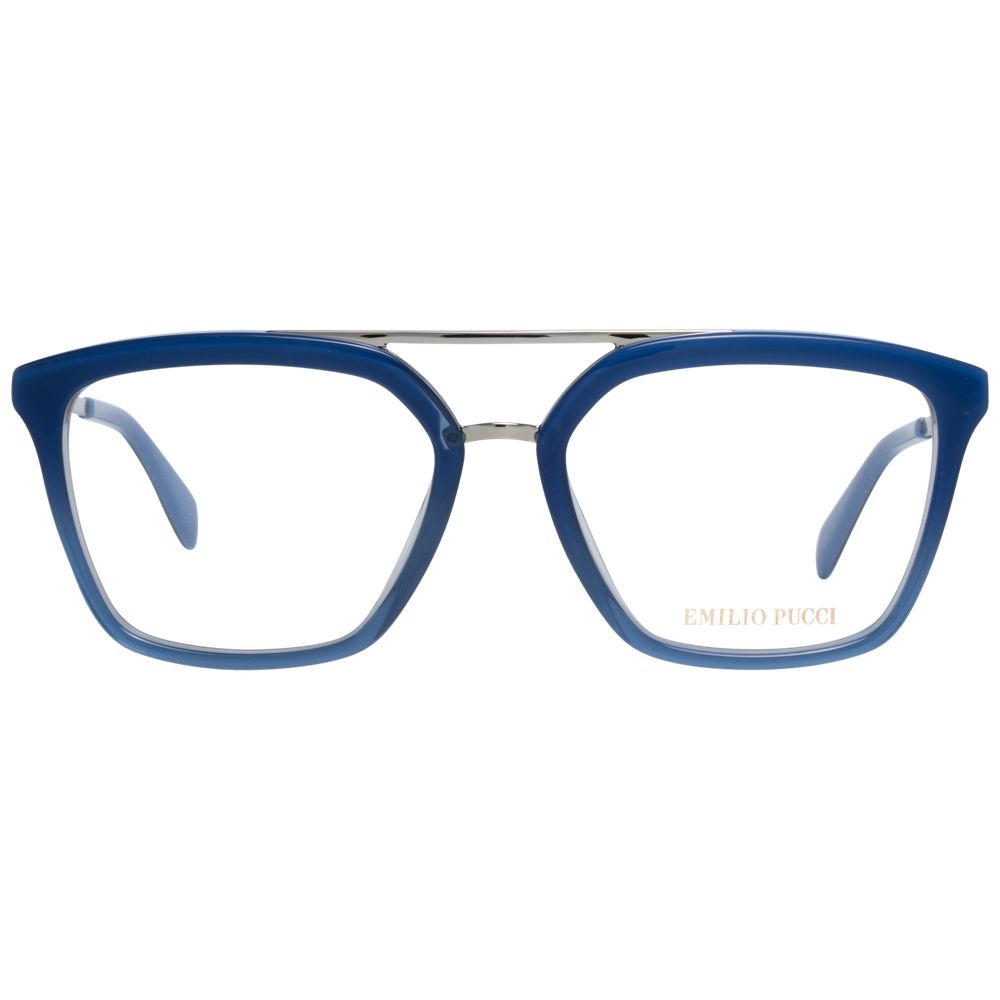 Emilio Pucci Blue Metal & Plastic Glasses Women's (Frames)