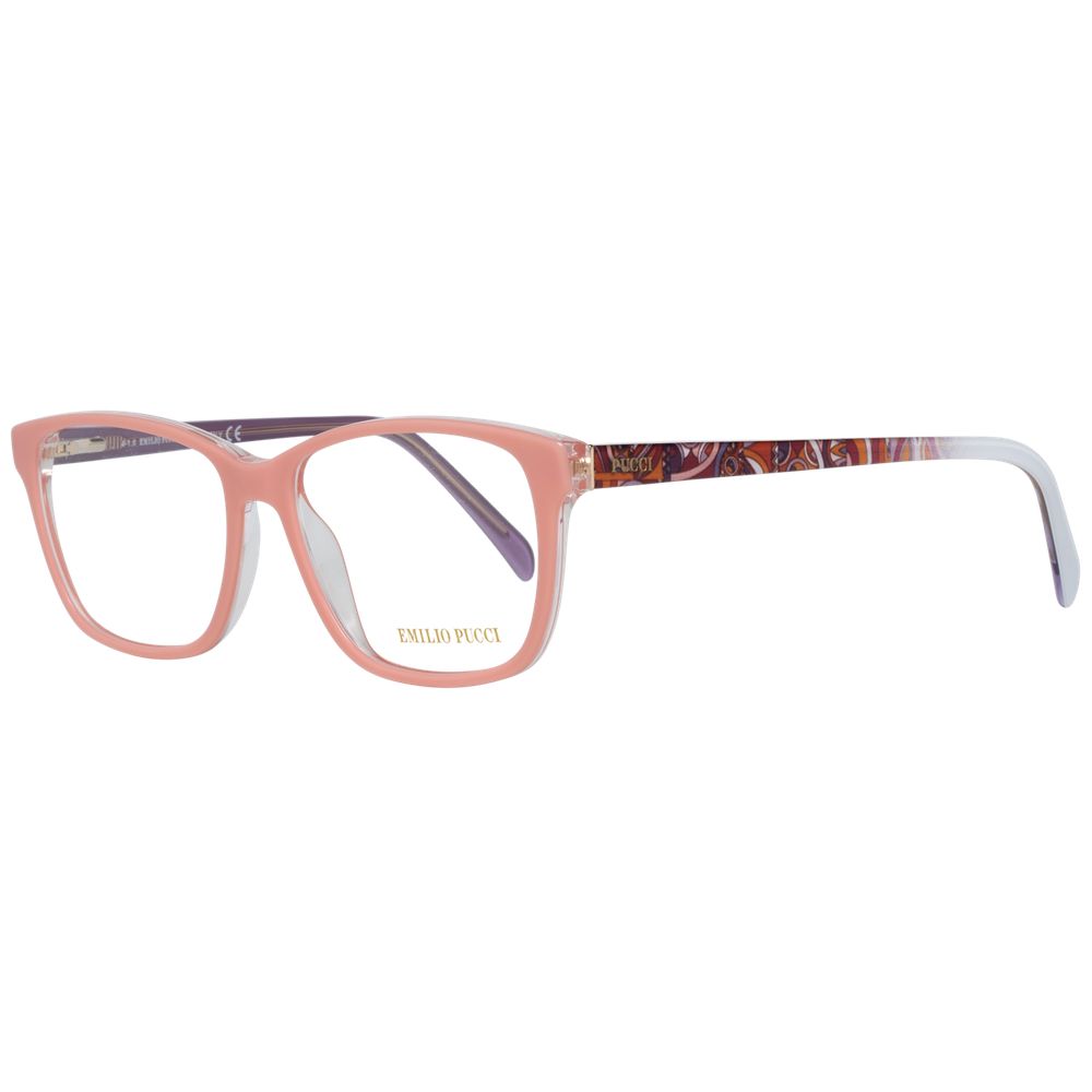 Emilio Pucci Pink Plastic Glasses Women's (Frames)