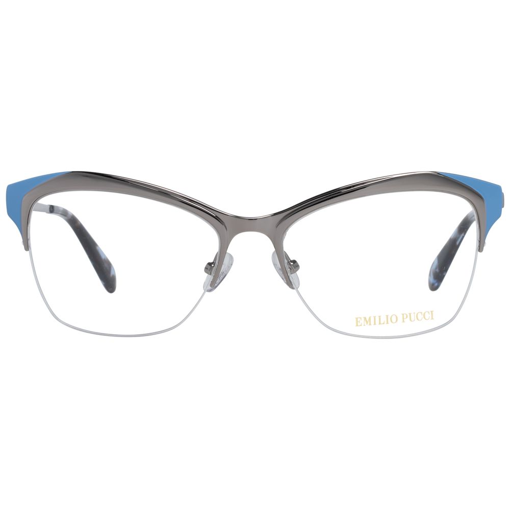 Emilio Pucci Silver Metal Glasses Women's (Frames)