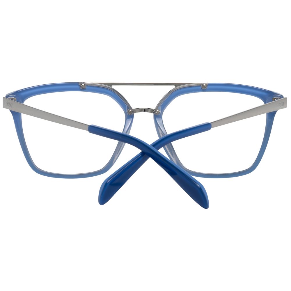 Emilio Pucci Blue Metal & Plastic Glasses Women's (Frames)