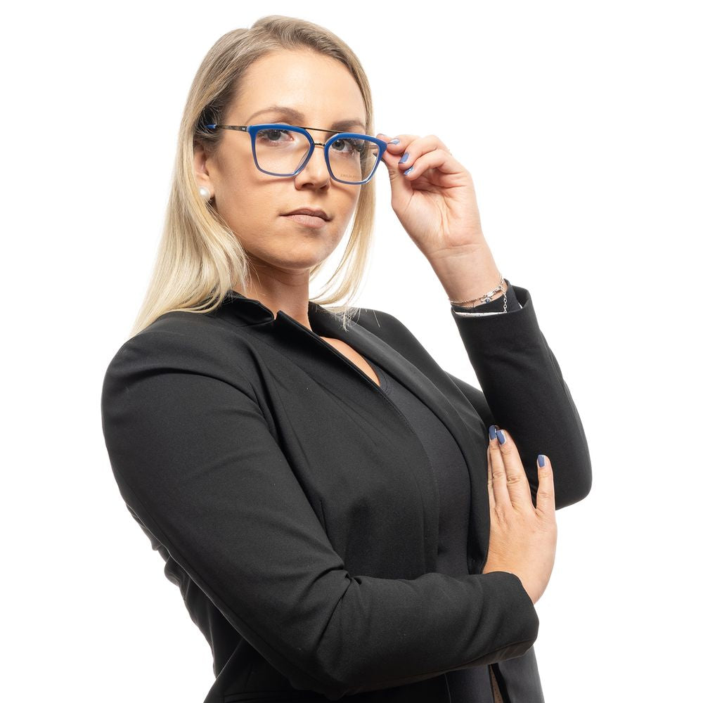 Emilio Pucci Blue Metal & Plastic Glasses Women's (Frames)