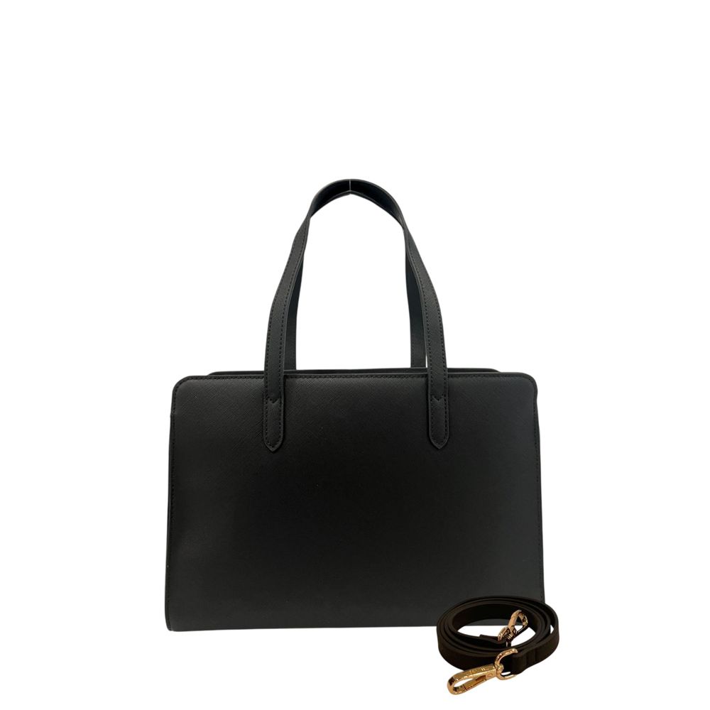 Twinset Black PU Women Shoulder Women's Bag