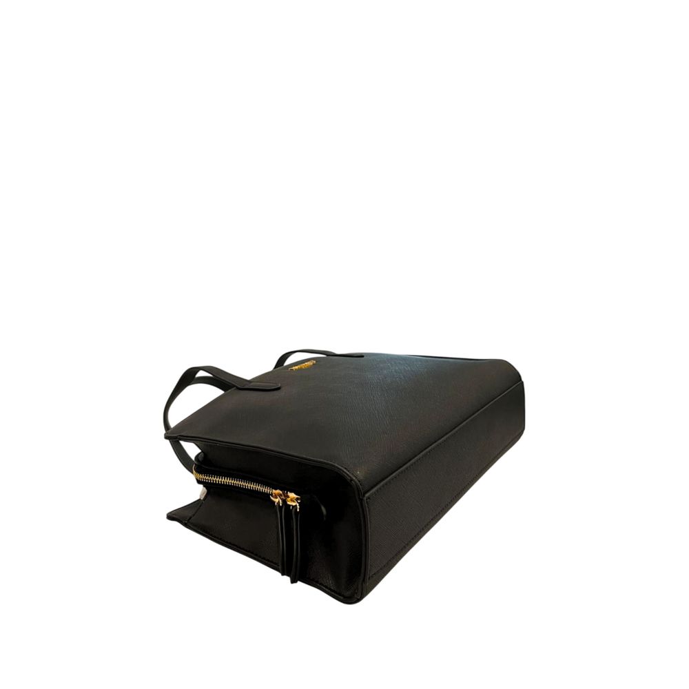 Twinset Black PU Women Shoulder Women's Bag