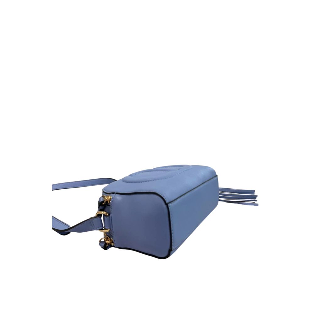 Twinset Blue PU Women Women's Crossbody