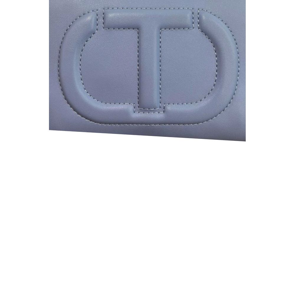 Twinset Blue PU Women Women's Crossbody