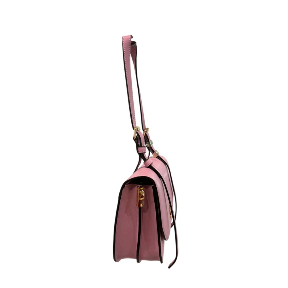 Twinset Pink PU Women Shoulder Women's Bag