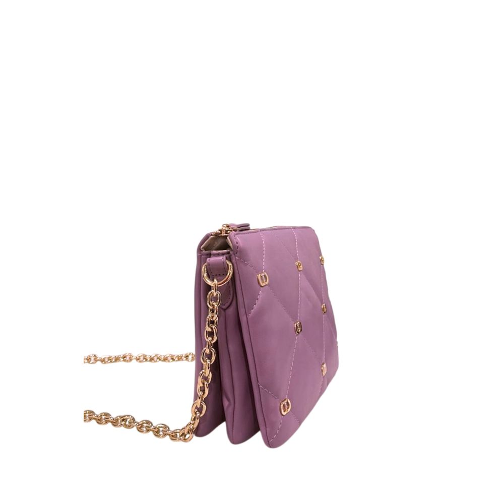 Twinset Purple Faux Leather Women Crossbody Women's Bag