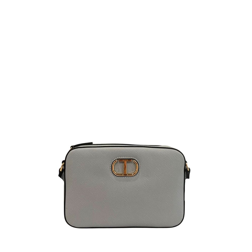 Twinset Blue PU Women Crossbody Women's Bag