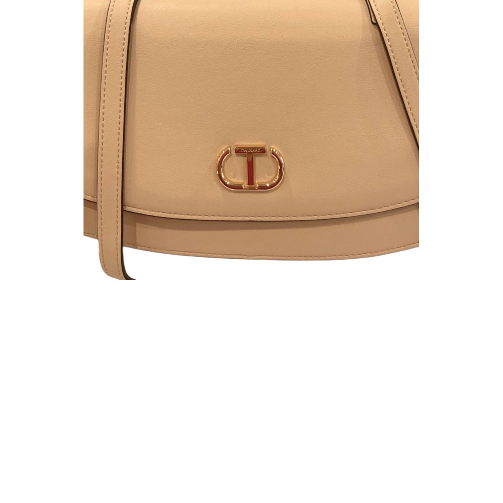 Twinset Yellow PU Women Women's Crossbody