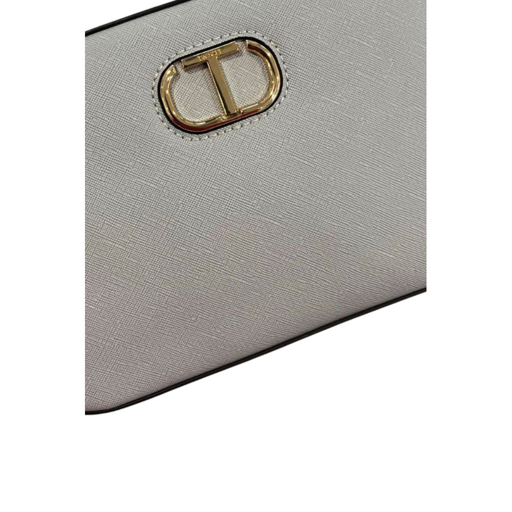 Twinset Blue PU Women Crossbody Women's Bag