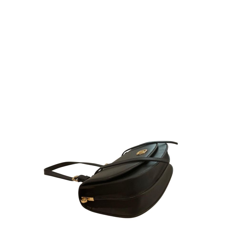 Twinset Black PU Women Shoulder Women's Bag