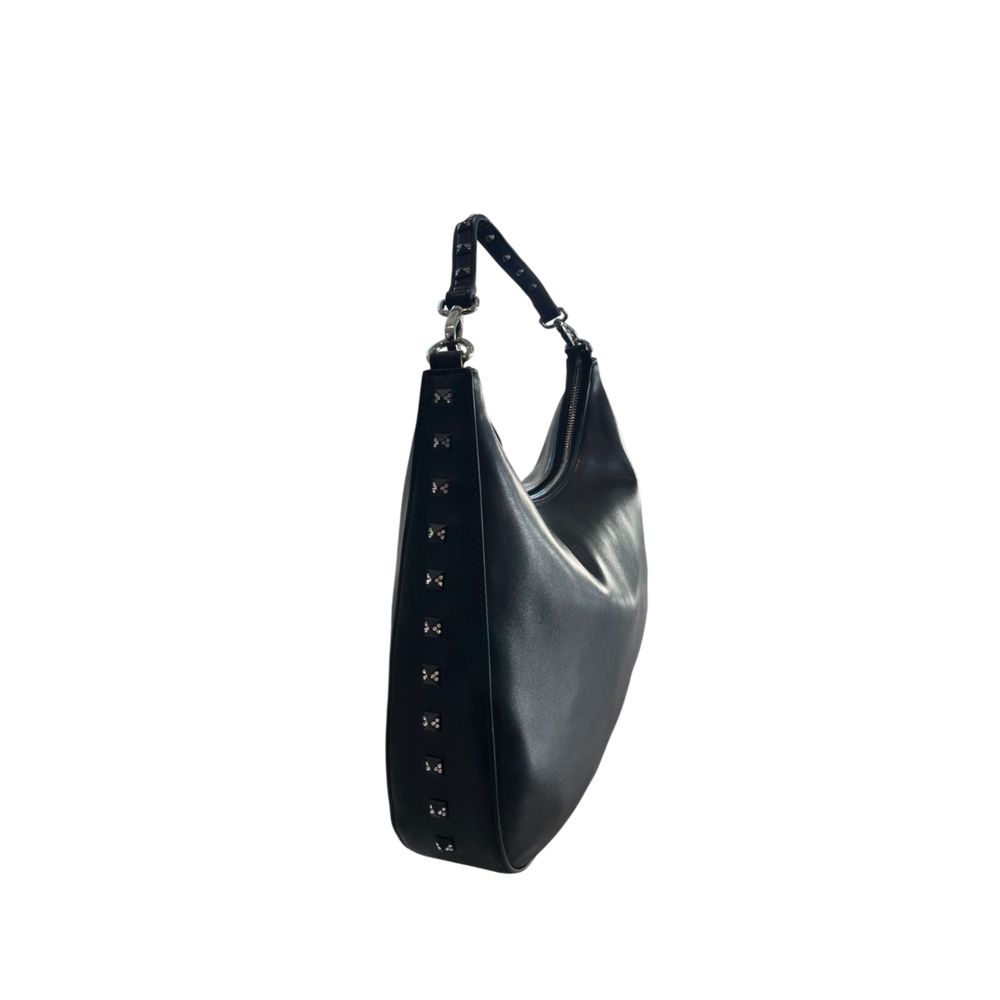 Twinset Black PU Women Shoulder Women's Bag