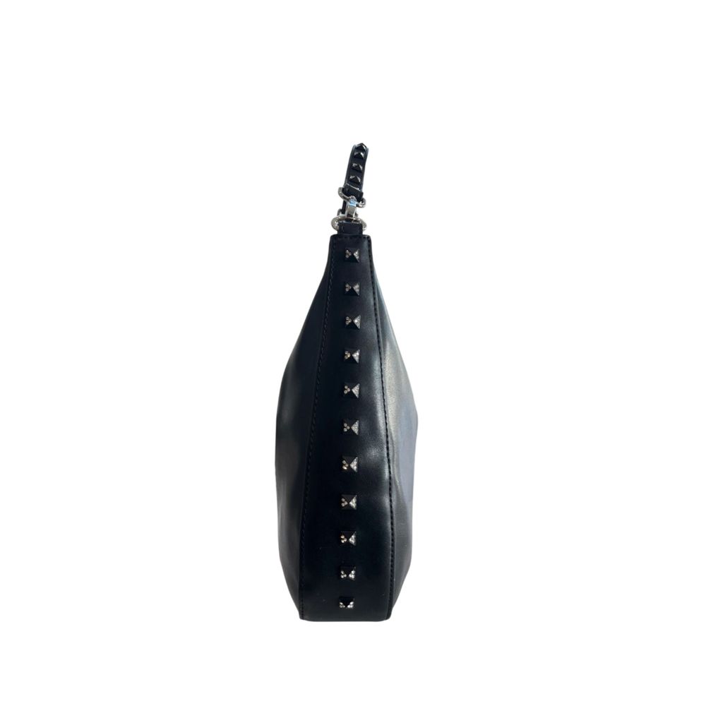 Twinset Black PU Women Shoulder Women's Bag