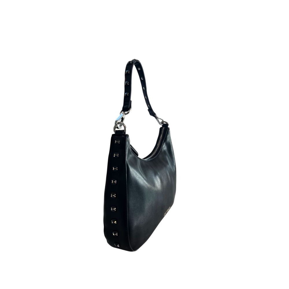 Twinset Black Polyurethane Women Shoulder Women's Bag