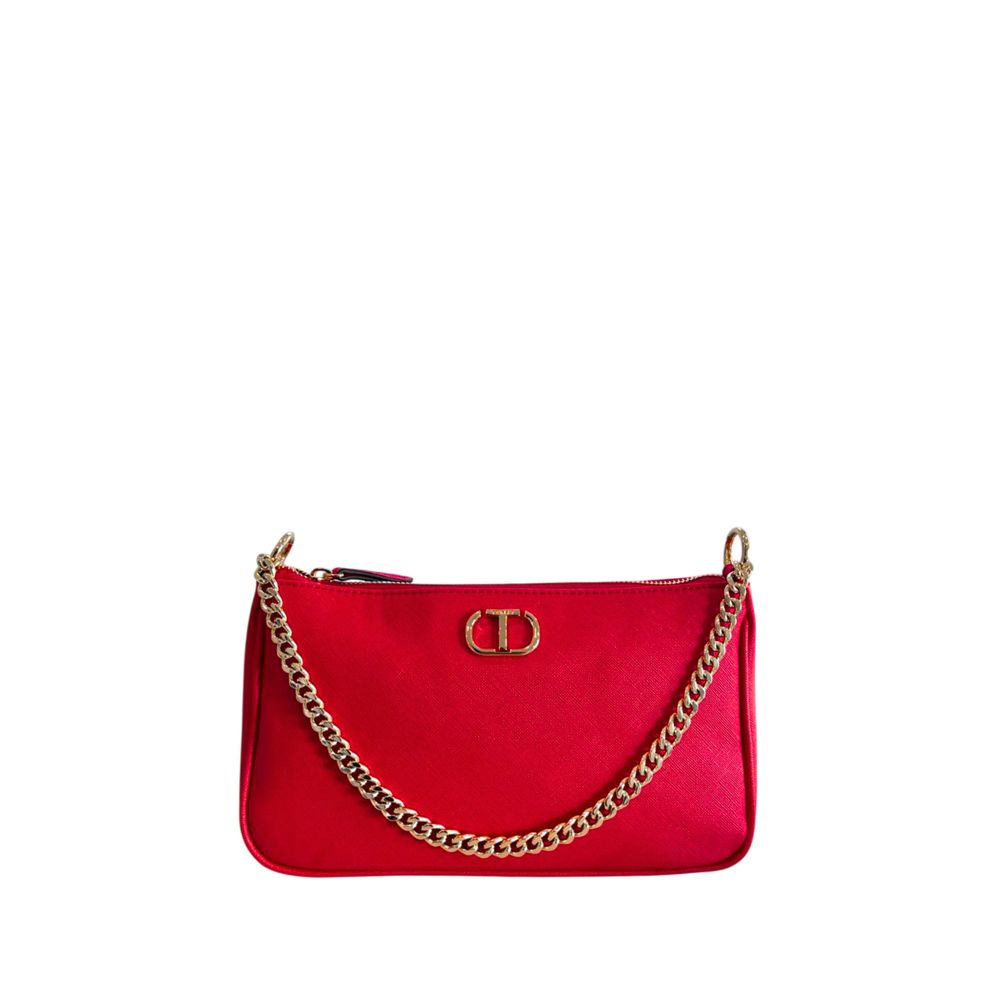 Twinset Red PU Women Crossbody Women's Bag