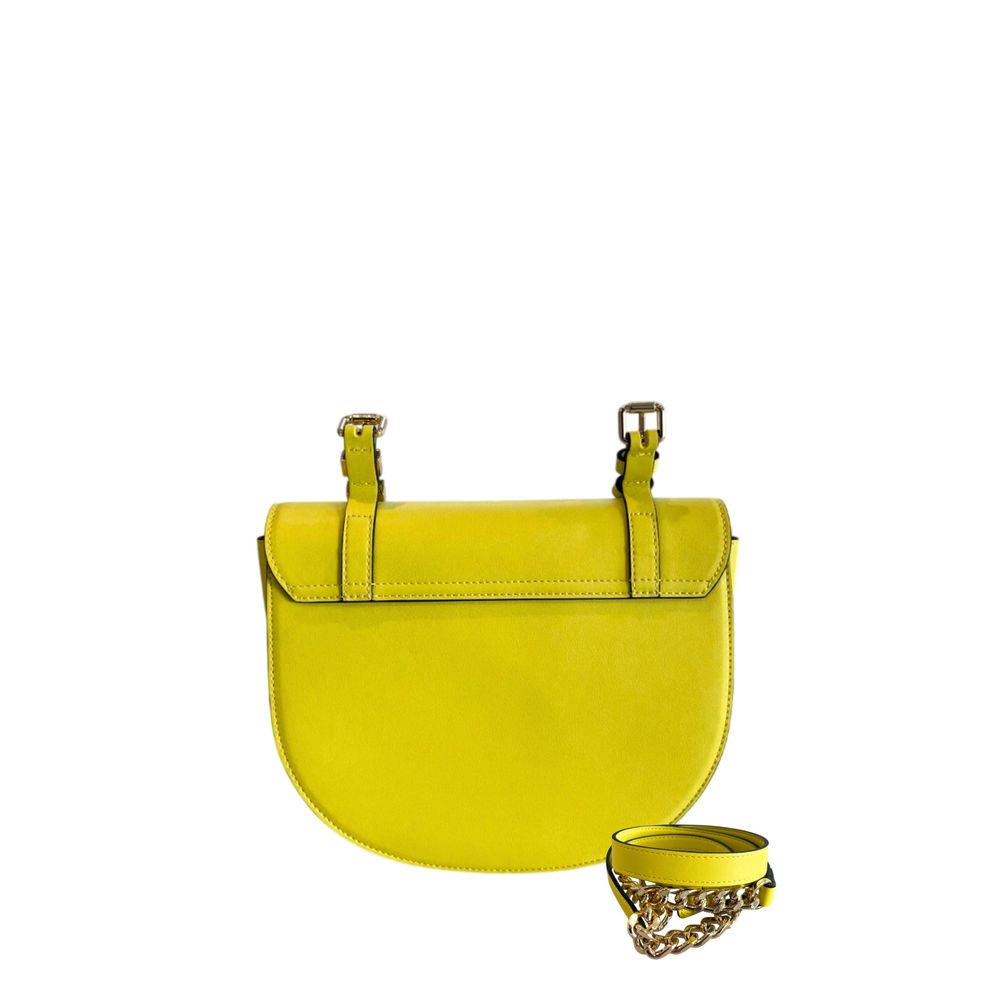 Twinset Yellow PU Women Crossbody Women's Bag