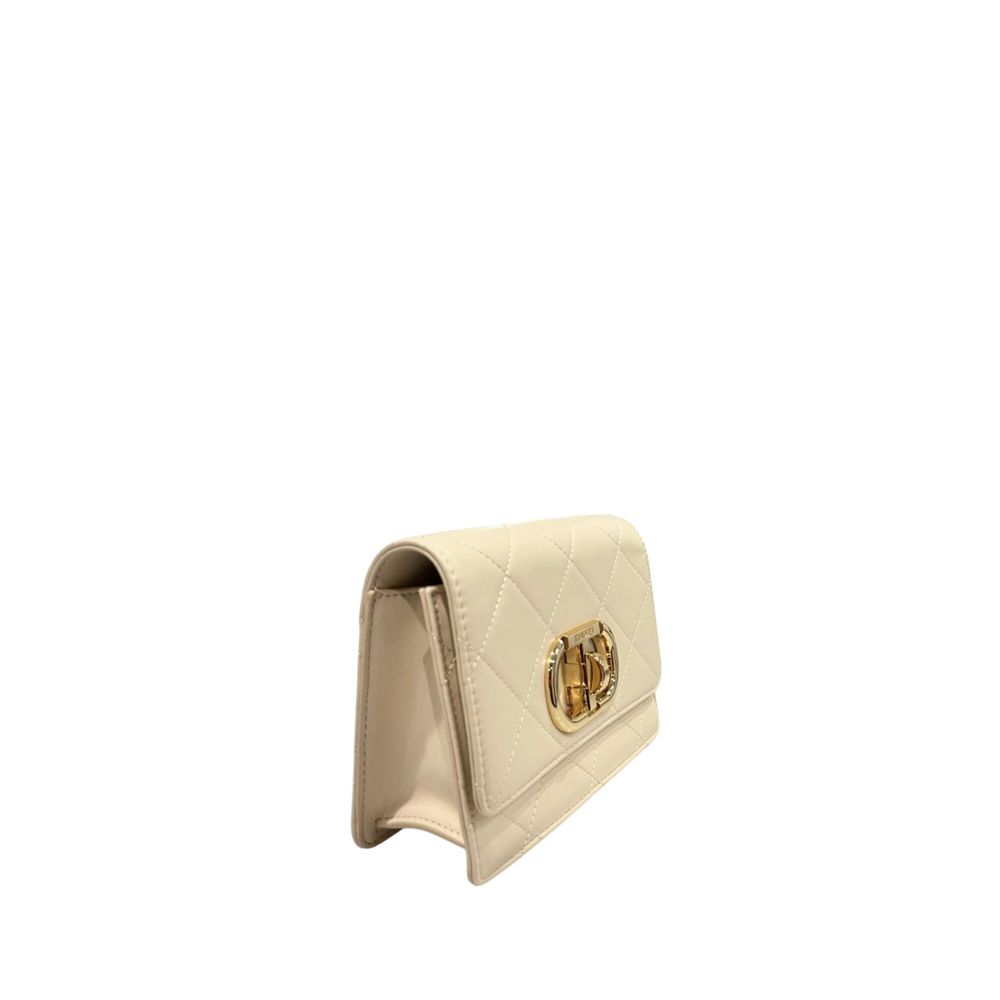 Twinset Beige PU Women Crossbody Women's Bag