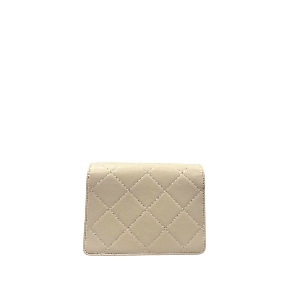 Twinset Beige PU Women Crossbody Women's Bag