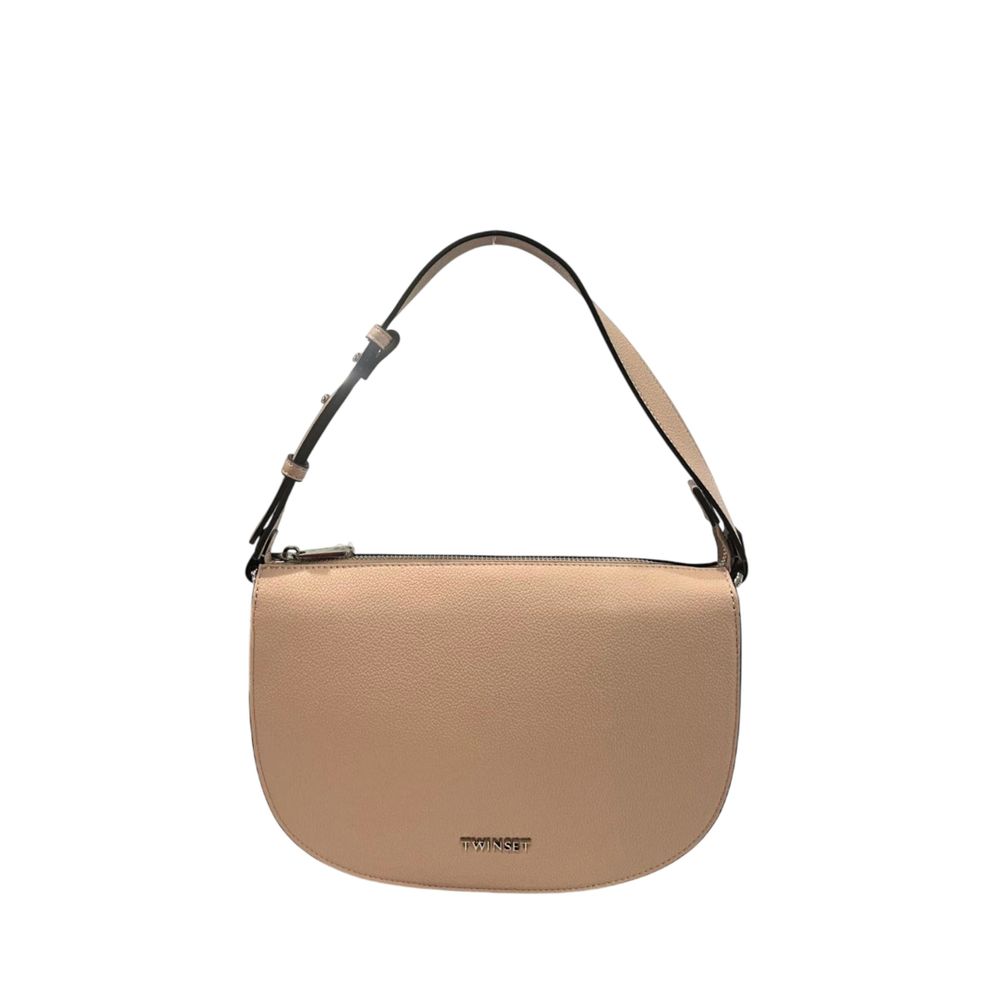 Twinset Pink PU Women Shoulder Women's Bag
