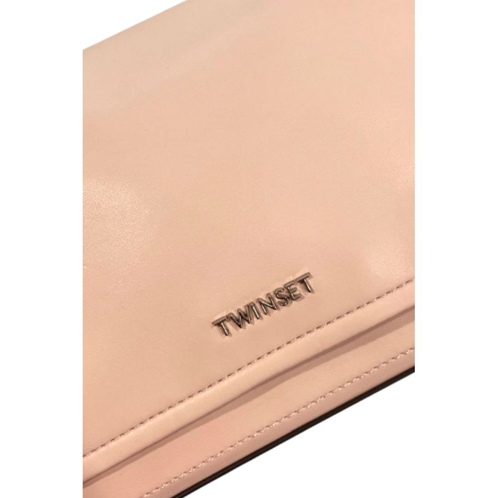 Twinset Pink Polyurethane Women Shoulder Women's Bag