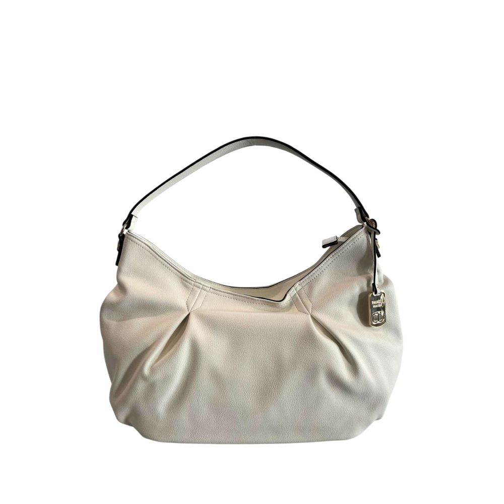 Twinset White PU Women Shoulder Women's Bag