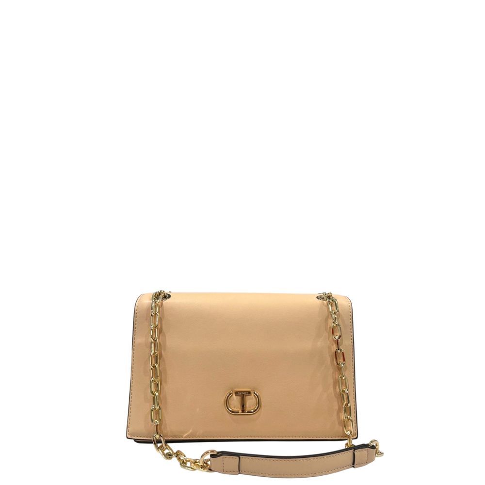Twinset Pink PU Women Women's Crossbody
