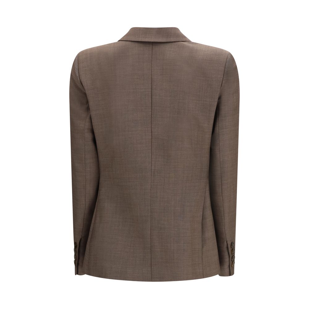 Blazé Milano Brown Wool Women's Blazer