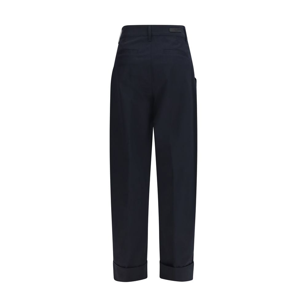 Jacob Cohen Blue Cotton Casual Women's Pants
