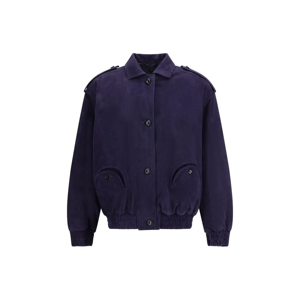 Blazé Milano Blue Lamb Ovis Aries Women's Bomber