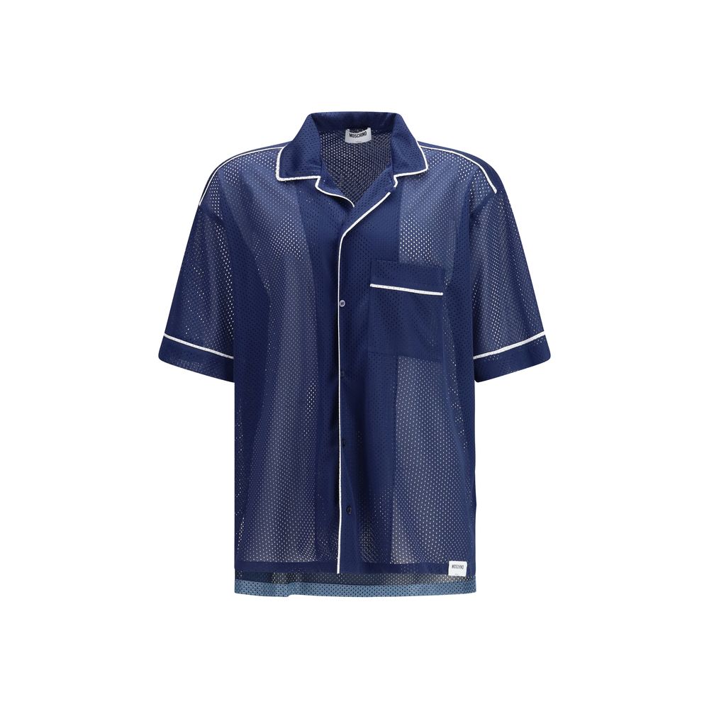 Moschino Blue Polyester Men's Sportswear
