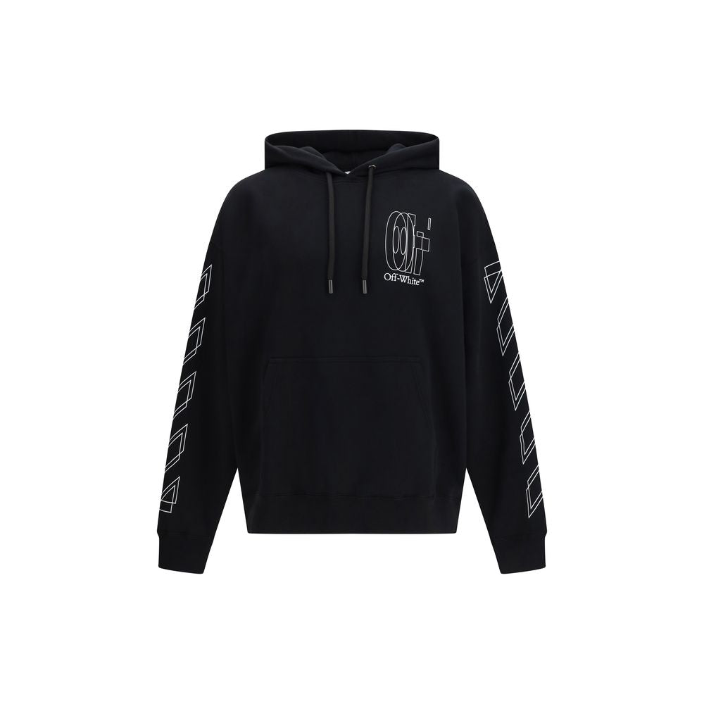 Off-White Black Cotton Men's Sweatshirt