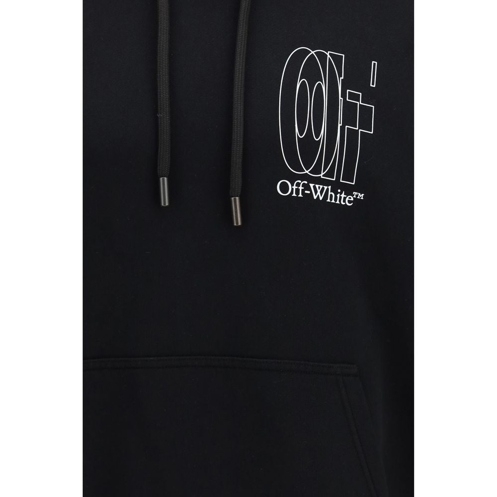 Off-White Black Cotton Men's Sweatshirt