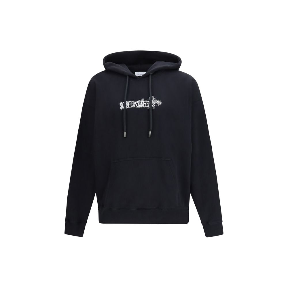 Off-White Black Cotton Men's Sweatshirt