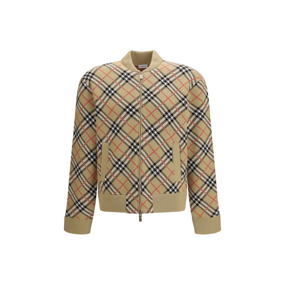 Burberry Beige Wool Men's Bomber