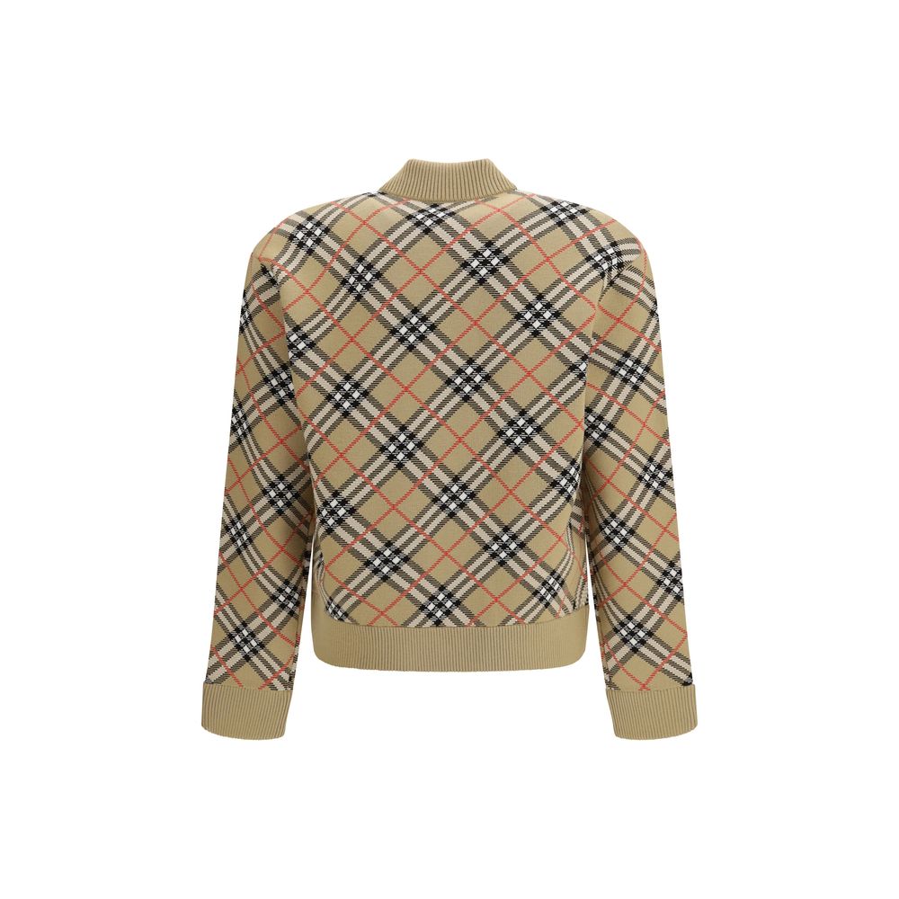 Burberry Beige Wool Men's Bomber