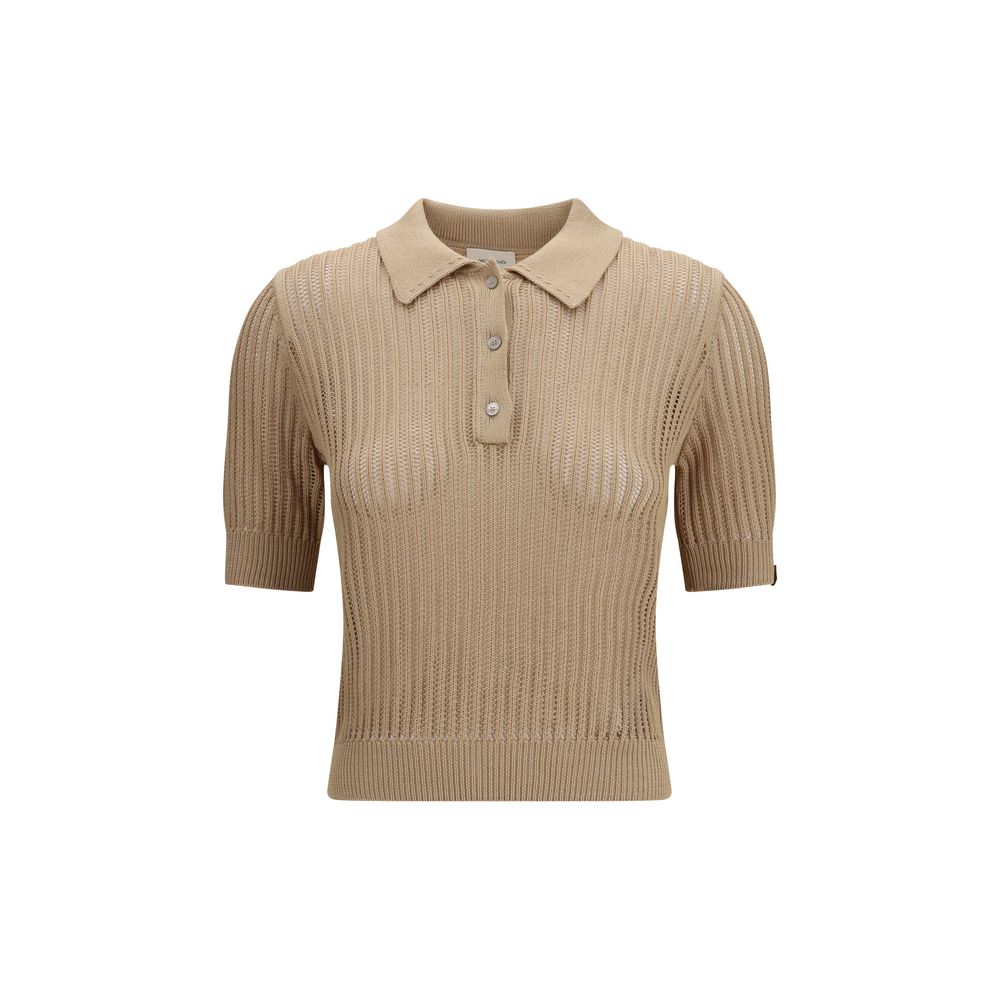 Jacob Cohen Beige Cotton Polo Women's Shirt