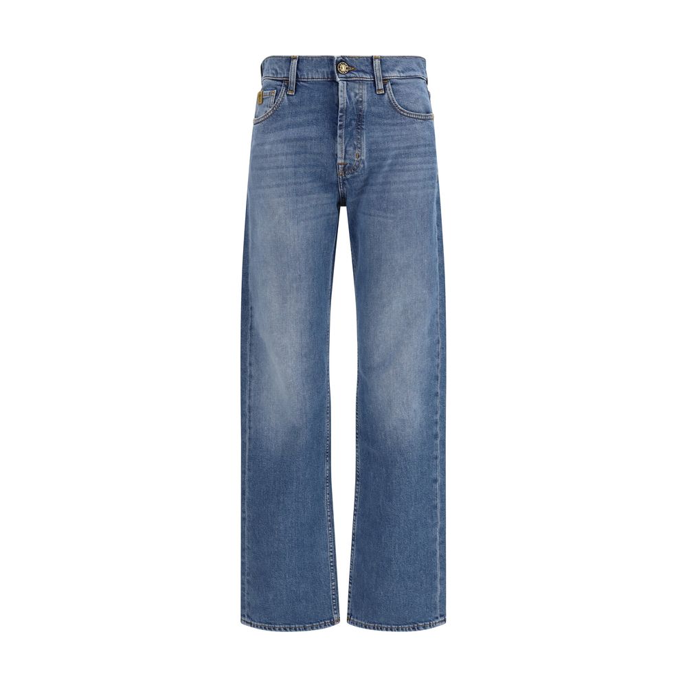 Jacob Cohen Blue Cotton Straight-Leg Women's Jeans
