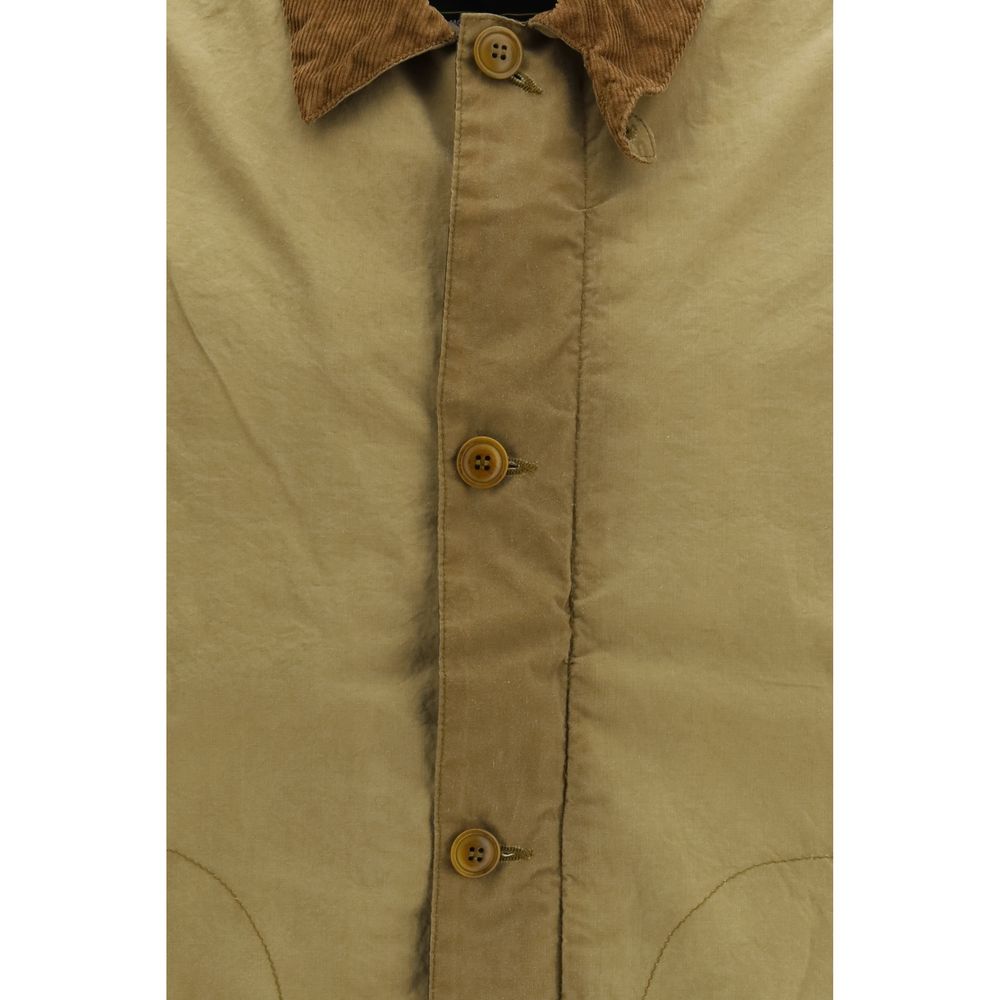 Barbour International Beige Cotton Men's Coat