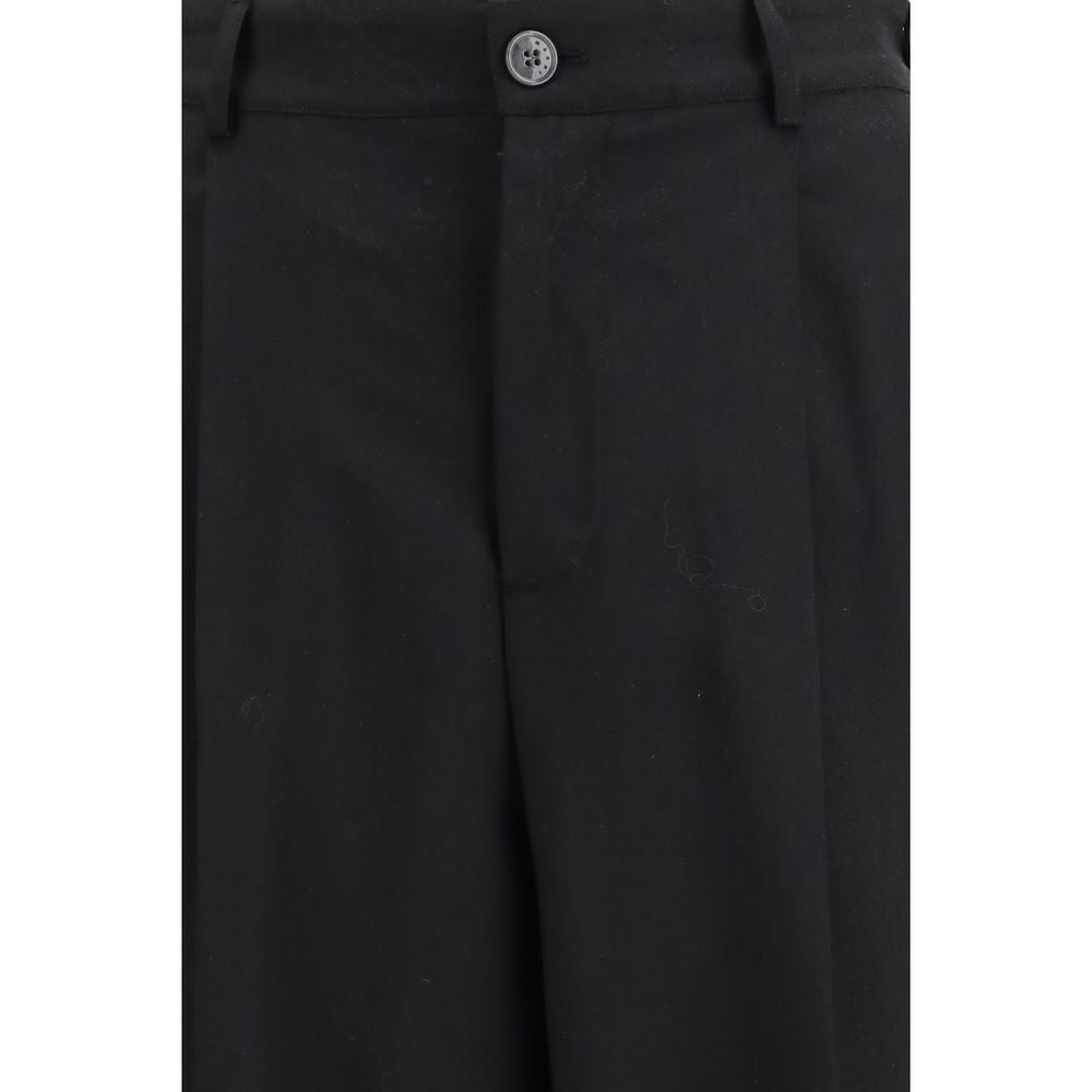 Marni Black Wool Casual Men's Pants