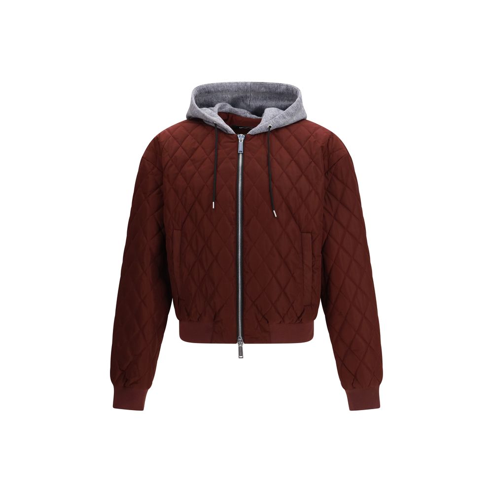 Dsquared² Bordeaux Fabric Men's Bomber