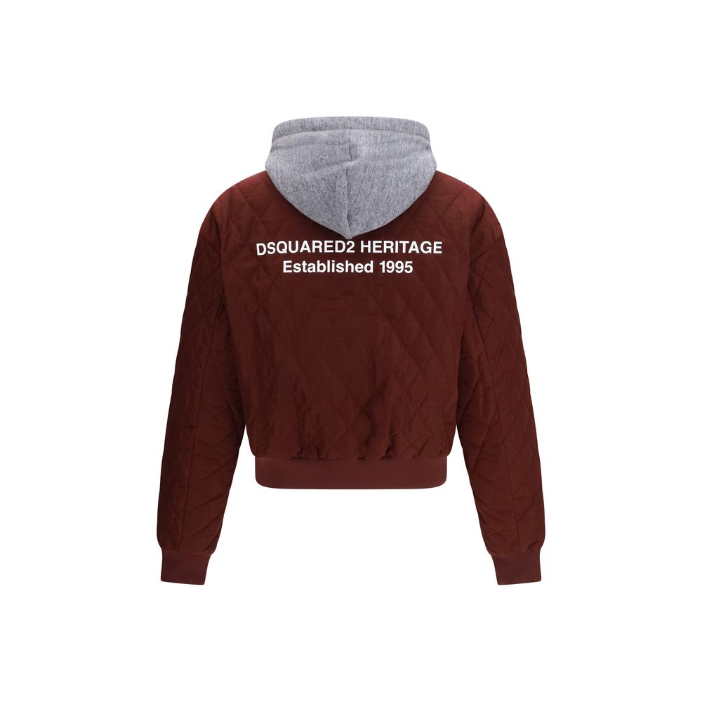 Dsquared² Bordeaux Fabric Men's Bomber