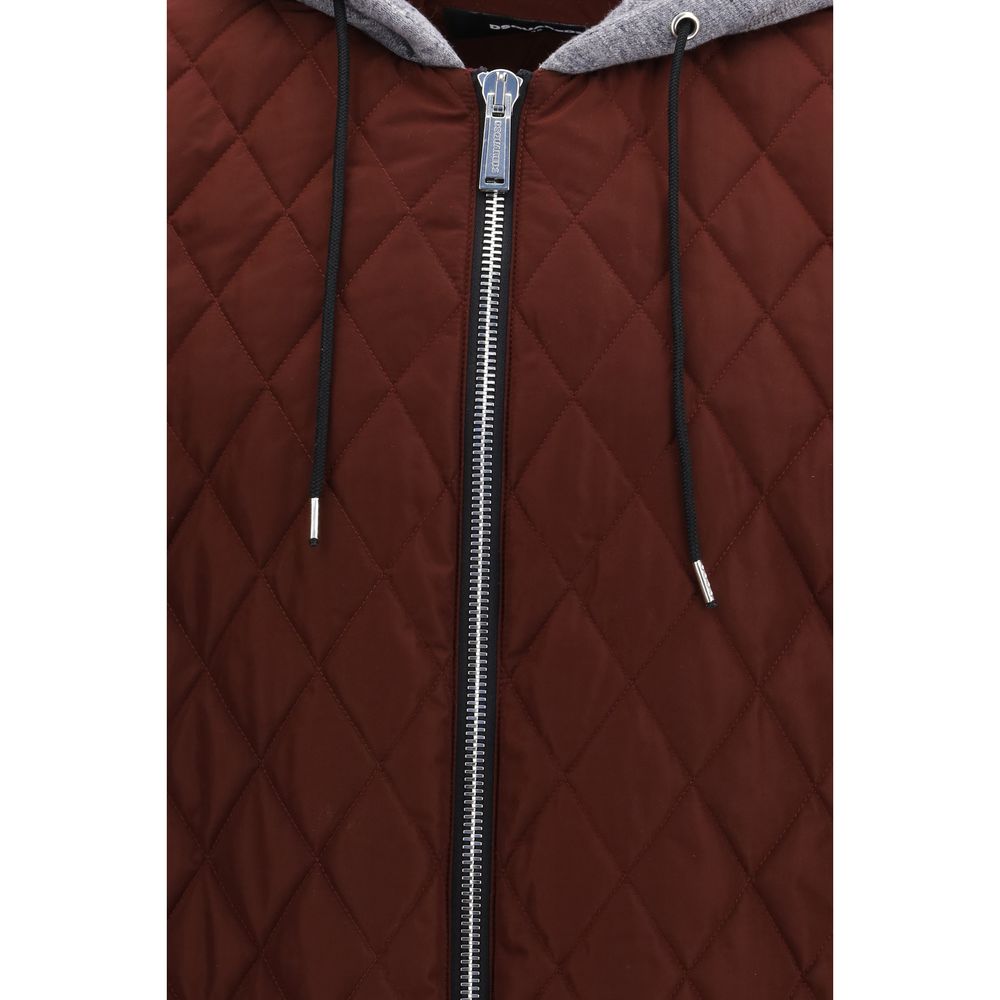 Dsquared² Bordeaux Fabric Men's Bomber