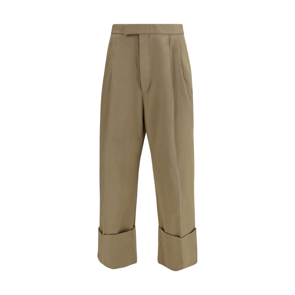 Thom Browne Beige Cotton Casual Men's Pants
