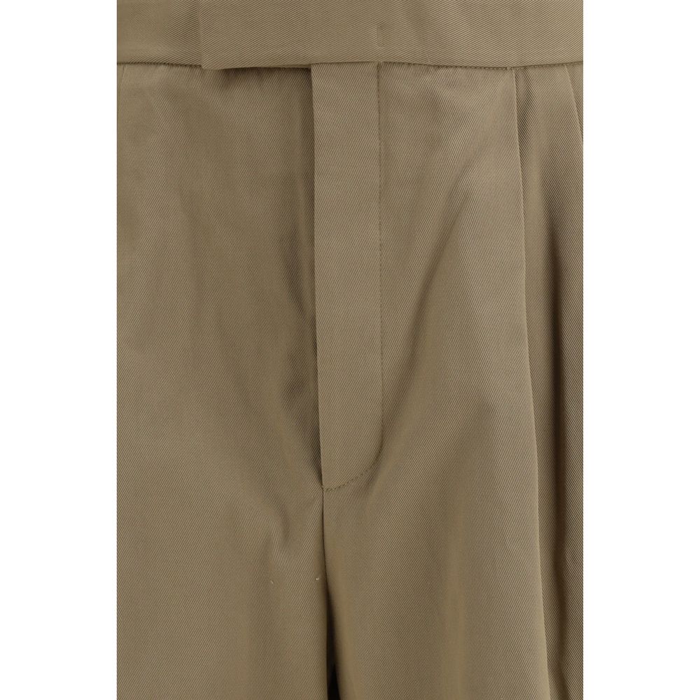 Thom Browne Beige Cotton Casual Men's Pants