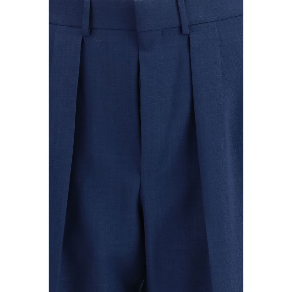 Tom Ford Bicolor Wool Oves Aries Dress Men's Pants