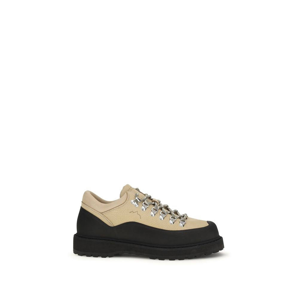 Diemme Beige Calf Leather Bos Taurus Lace-Up Men's Boots