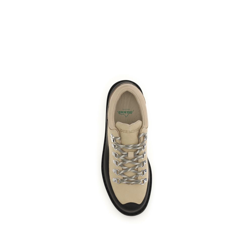 Diemme Beige Calf Leather Bos Taurus Lace-Up Men's Boots